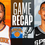 san antonio spurs vs knicks match player stats