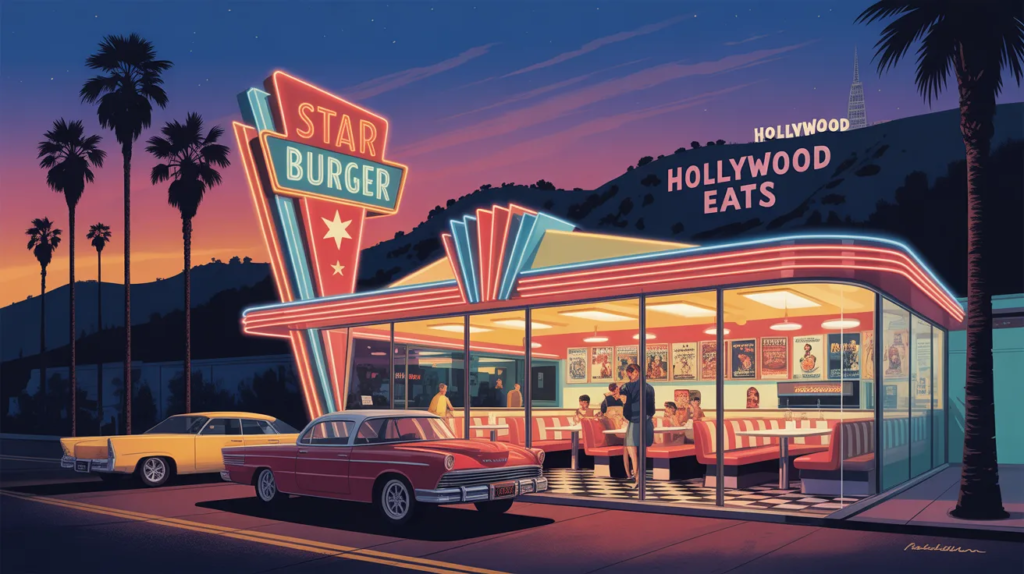 Iconic Hollywood Fast Food Restaurant