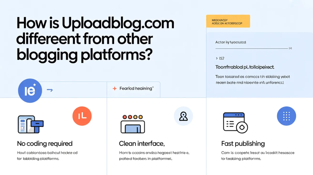 How is Uploadblog.com Different From Other Blogging Platforms?